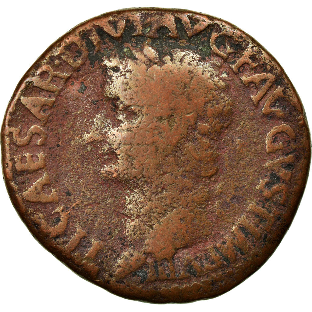 Coin, Tiberius, As, 35-36, Rome, F(12-15), Copper, RIC:58