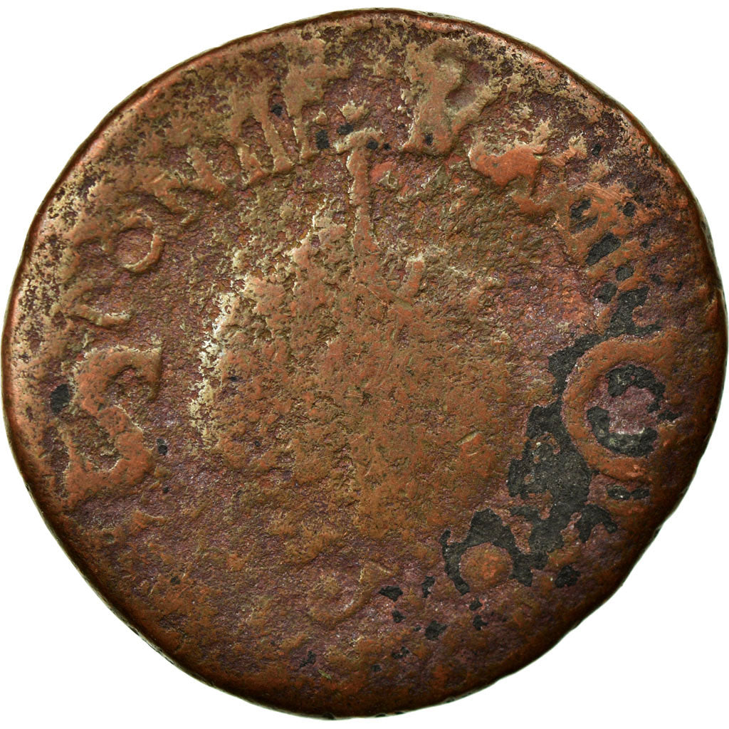 Coin, Tiberius, As, 35-36, Rome, F(12-15), Copper, RIC:58