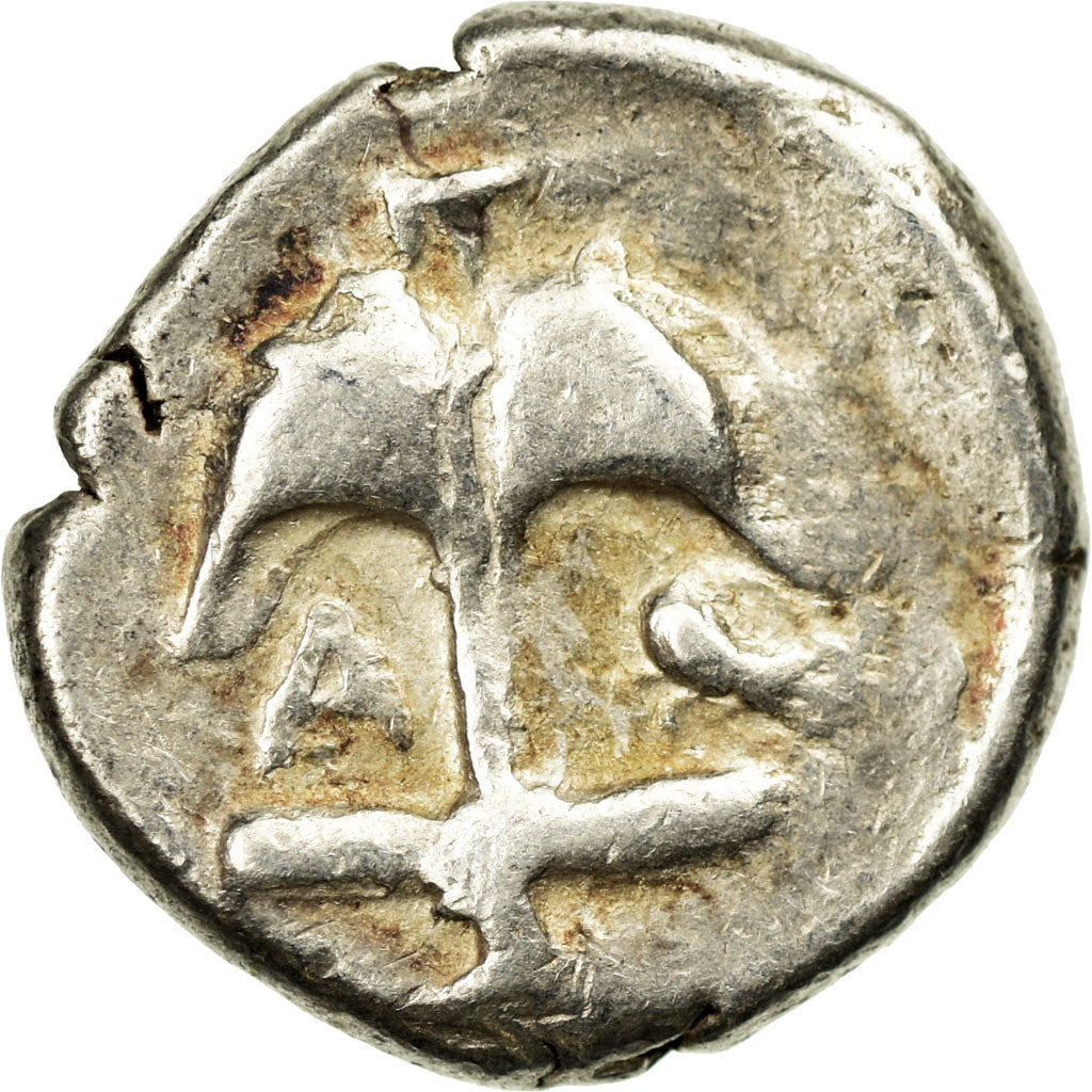 Moeda, Trácia, Apollonia Pontica, Drachm, 350-300 AV JC, Apollonia, EF(40-45)