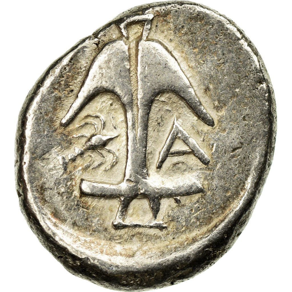 Monnaie, Thrace, Apollonia Pontica, Drachme, 350-300 AV JC, Apollonia, TTB