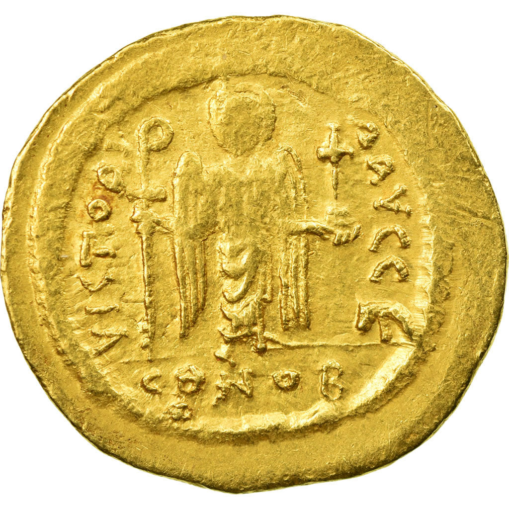 Coin, Maurice Tiberius, Solidus, Constantinople, EF(40-45), Gold, Sear:478