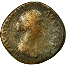 Münze, Faustina II, Sesterz, S, Kupfer, Cohen:142