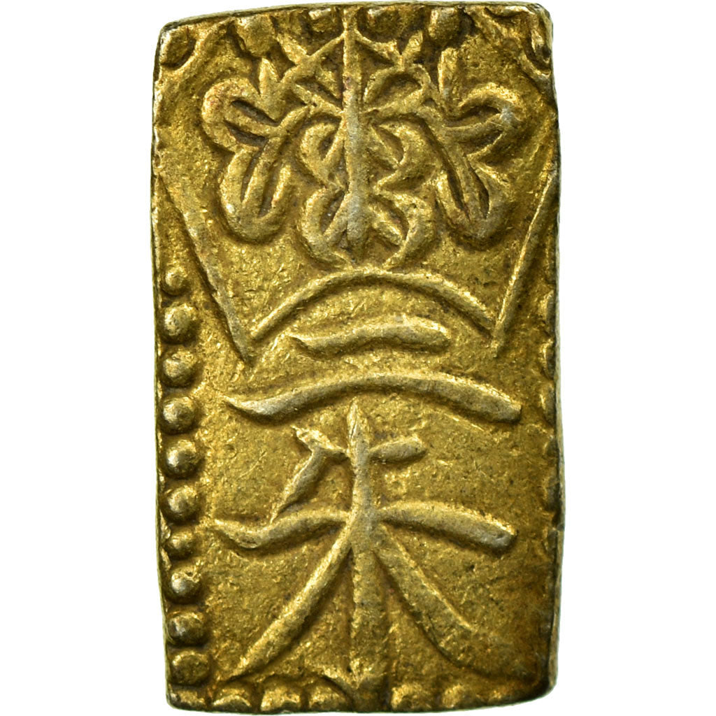 Moeda, Japão, 2 Shu, Nishu Gin, 1860-1869, AU(50-53), Ouro e Prata, KM:18a