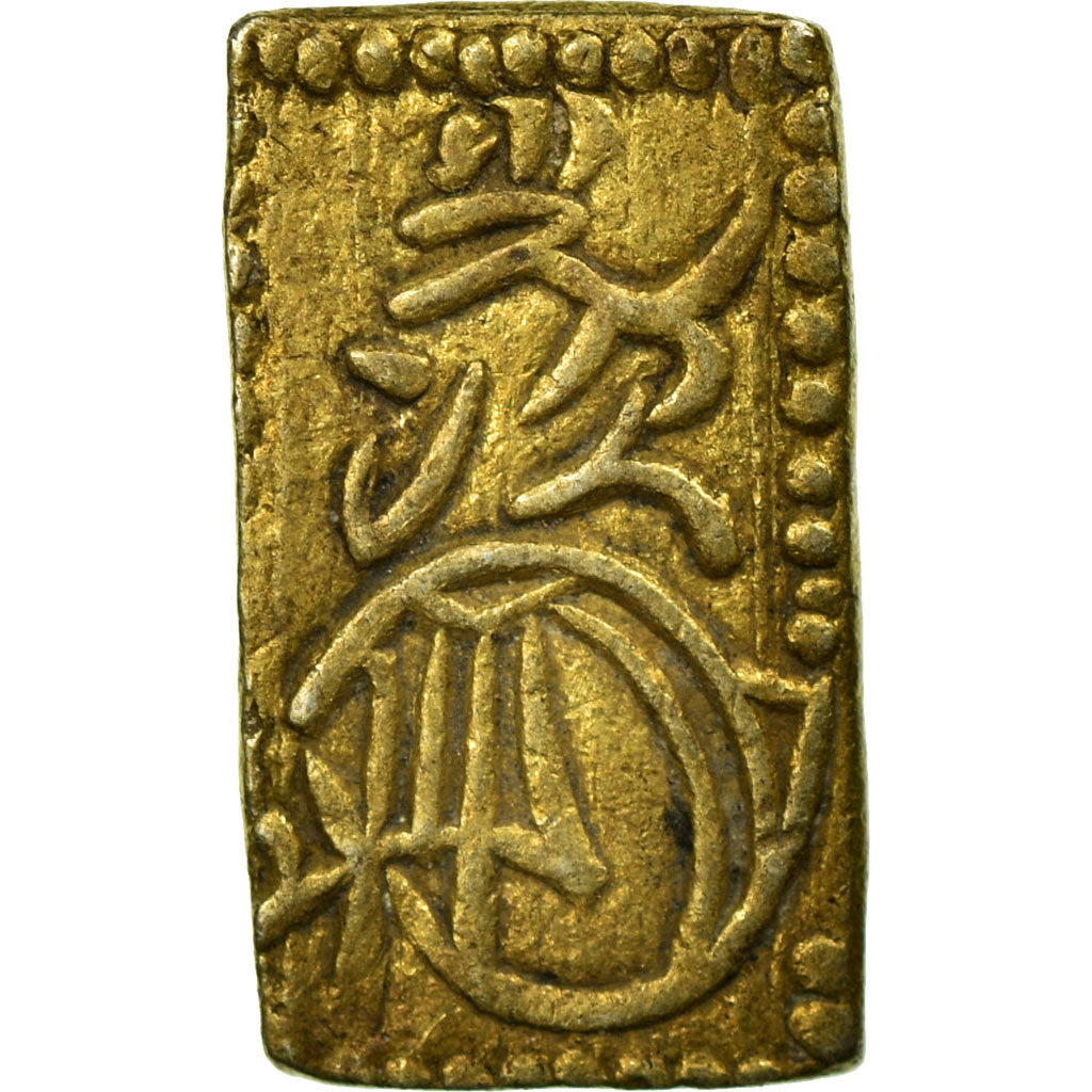 Moeda, Japão, 2 Shu, Nishu Gin, 1860-1869, AU(50-53), Ouro e Prata, KM:18a