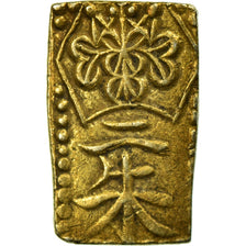 Moeda, Japão, 2 Shu, Nishu Gin, 1860-1869, AU(55-58), Ouro e Prata, KM:18a
