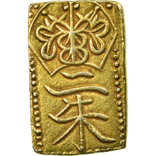 Moeda, Japão, 2 Shu, Nishu Gin, 1832-1858, AU(55-58), Ouro e Prata, KM:18