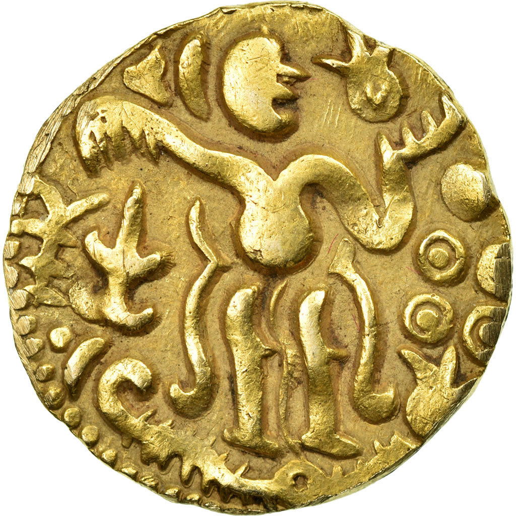 Coin, Kahavanu, Stater, 990-1070, Ceylan, AU(55-58), Gold