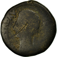 Moneta, Hiszpania, As, Caesaraugusta, F(12-15), Miedź