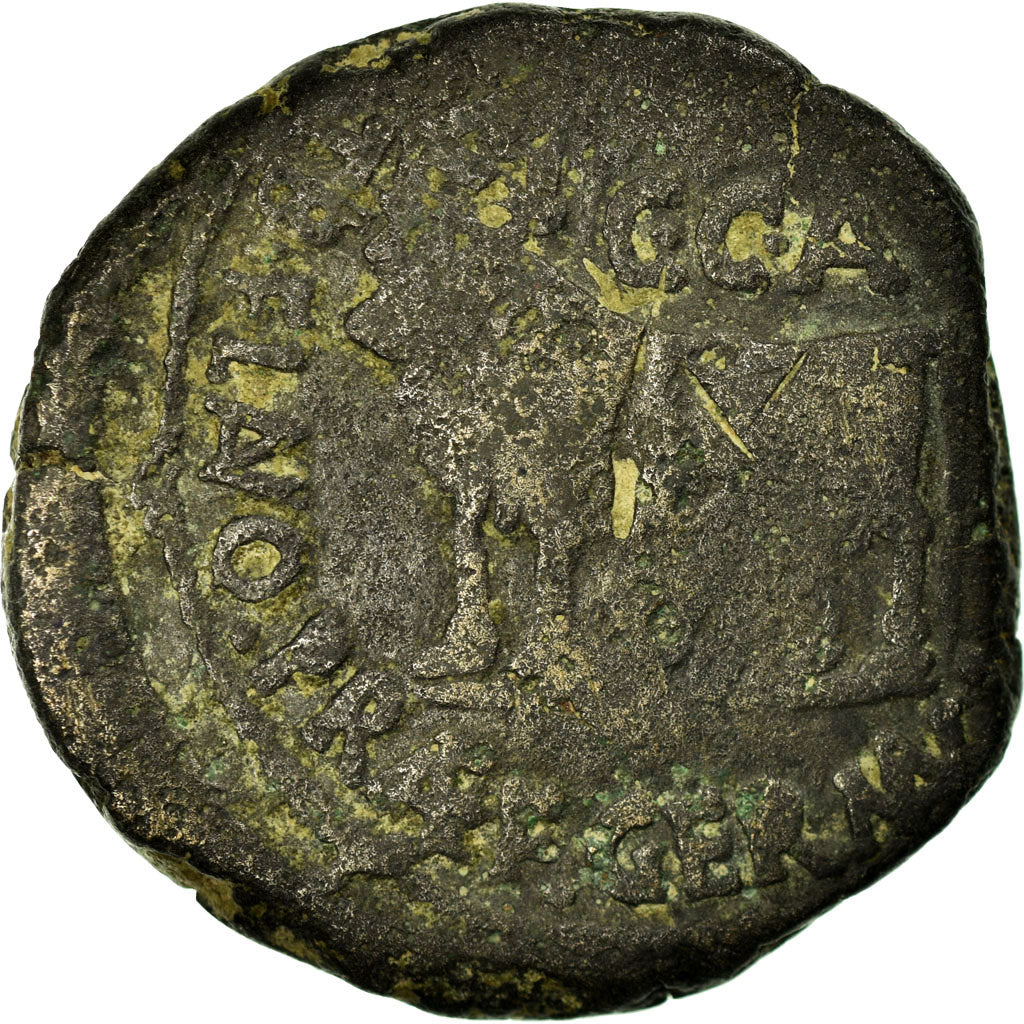 Moneta, Hiszpania, As, Caesaraugusta, VF(20-25), Miedź