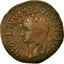 Monnaie, Spain, As, Caesaraugusta, TB, Cuivre