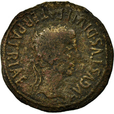 Moneta, Hiszpania, Tiberius, As, Bilbilis, VF(20-25), Miedź