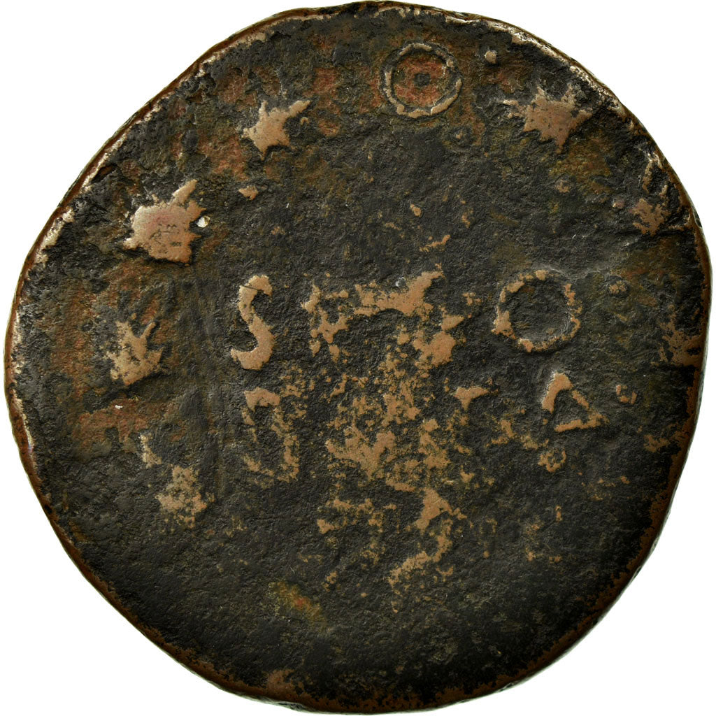 Coin, Spain, Tiberius, As, Segobriga, F(12-15), Copper