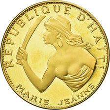Coin, Haiti, 100 Gourdes, 1967, MS(63), Gold, KM:69