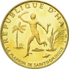 Moneda, Haití, 200 Gourdes, 1967, SC, Oro, KM:70