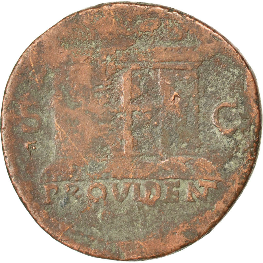 Coin, Vespasian, As, VF(30-35), Copper, Cohen:410