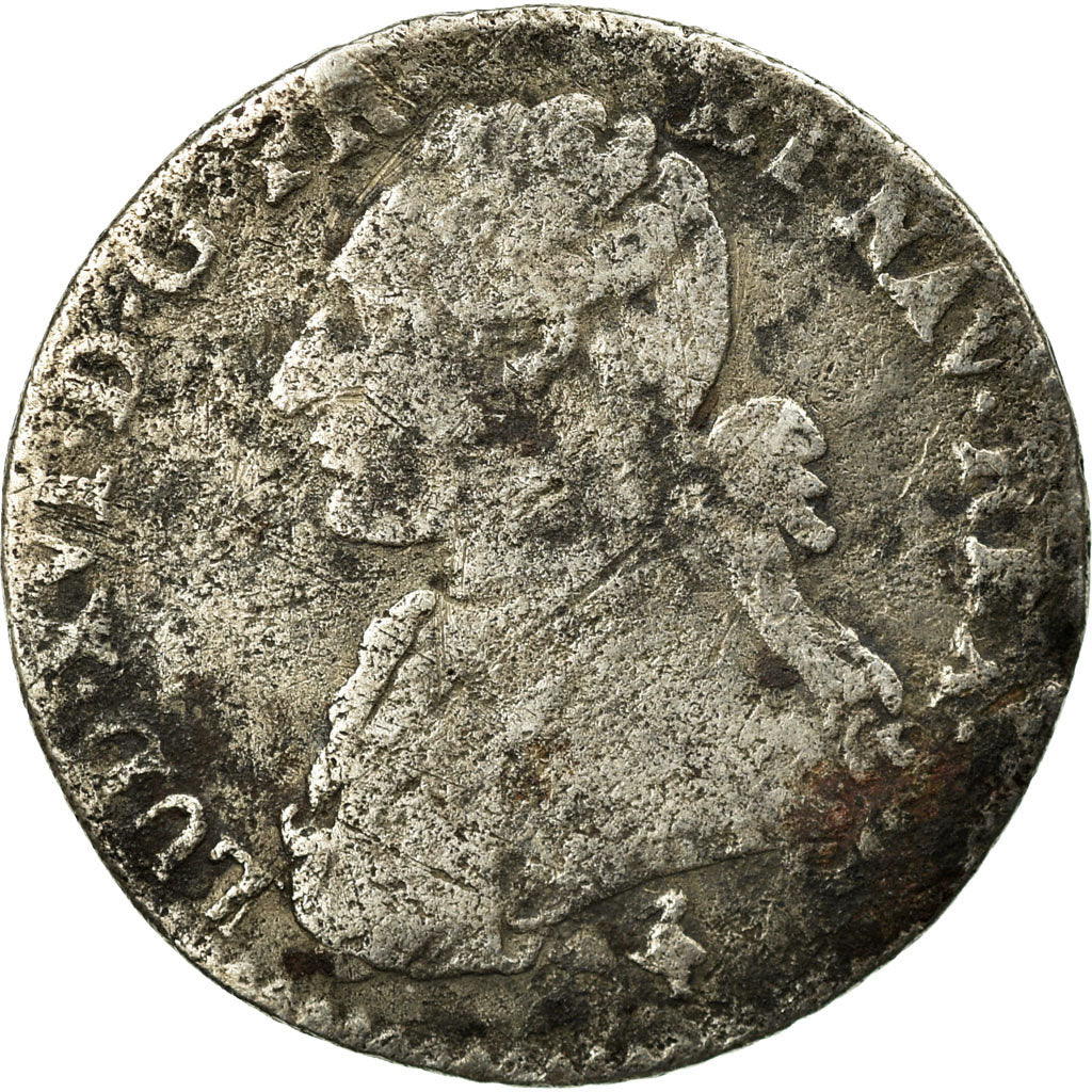 Coin, France, Louis XVI, 1/10 Écu, 12 Sols, 1/10 ECU, 1778, Paris, VF(20-25)