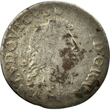 Münze, Frankreich, Louis XIV, 4 Sols dits « des Traitants », 4 Sols, 1677