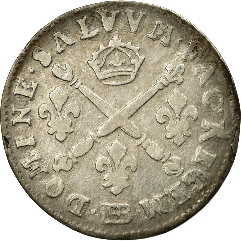 Munten, Frankrijk, Louis XIV, 5 Sols aux insignes, 5 Sols, 1/16 ECU, 1703