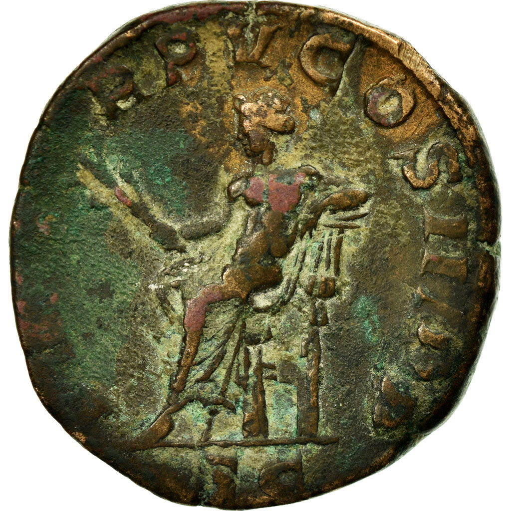 Coin, Gordian III, Sestertius, 243, Rome, VF(30-35), Copper, Cohen:273