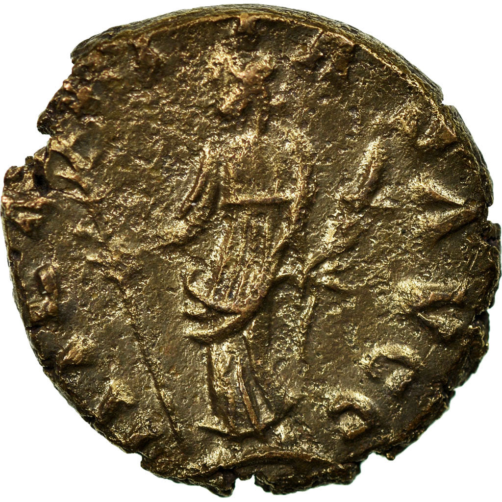 Coin, Tetricus I, Antoninianus, Gallic imitation, AU(50-53), Billon