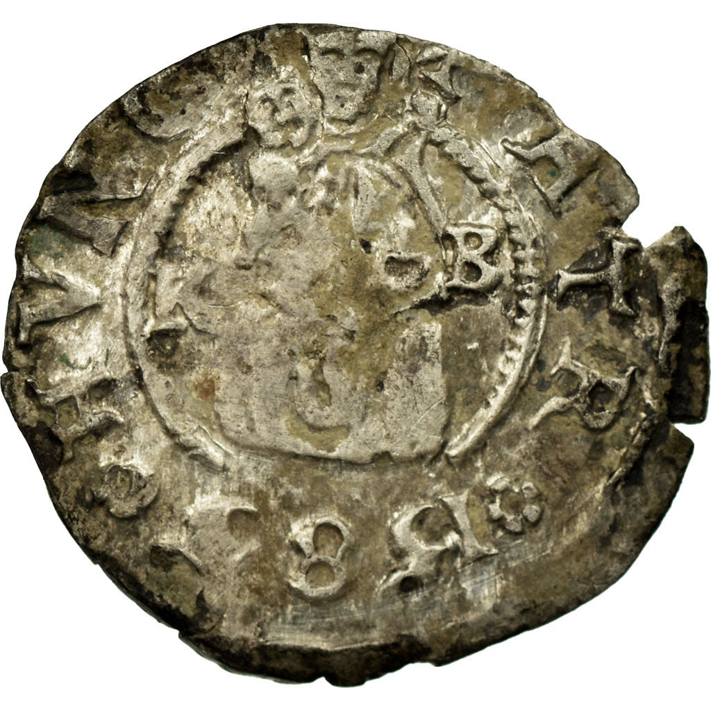Monnaie, Hongrie, Denier, 1585, TB+, Argent