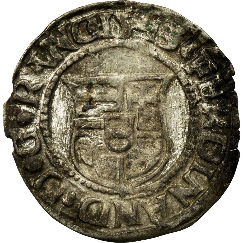 Moneta, Węgry, Denarius, 1554, EF(40-45), Srebro