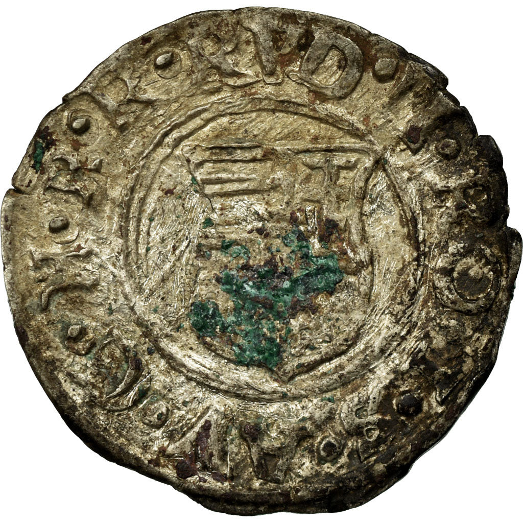 Coin, Hungary, Denarius, 1585, VF(30-35), Silver