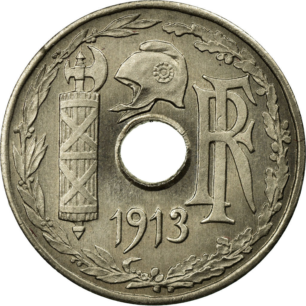 Münze, Frankreich, Essai de 5 centimes, 1913, Paris, Rare, VZ+, Nickel