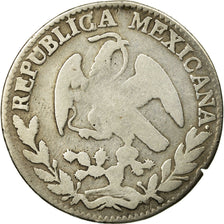 Coin, Mexico, 2 Reales, 1861, Guanajuato, VF(20-25), Silver, KM:374.8