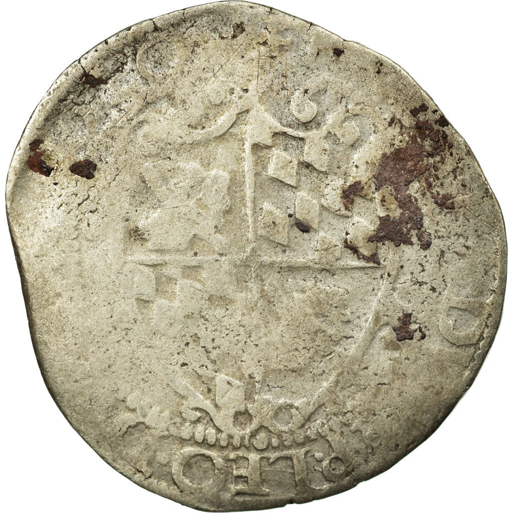 Coin, Belgium, Ernestus, 1586, Liege, F(12-15), Billon