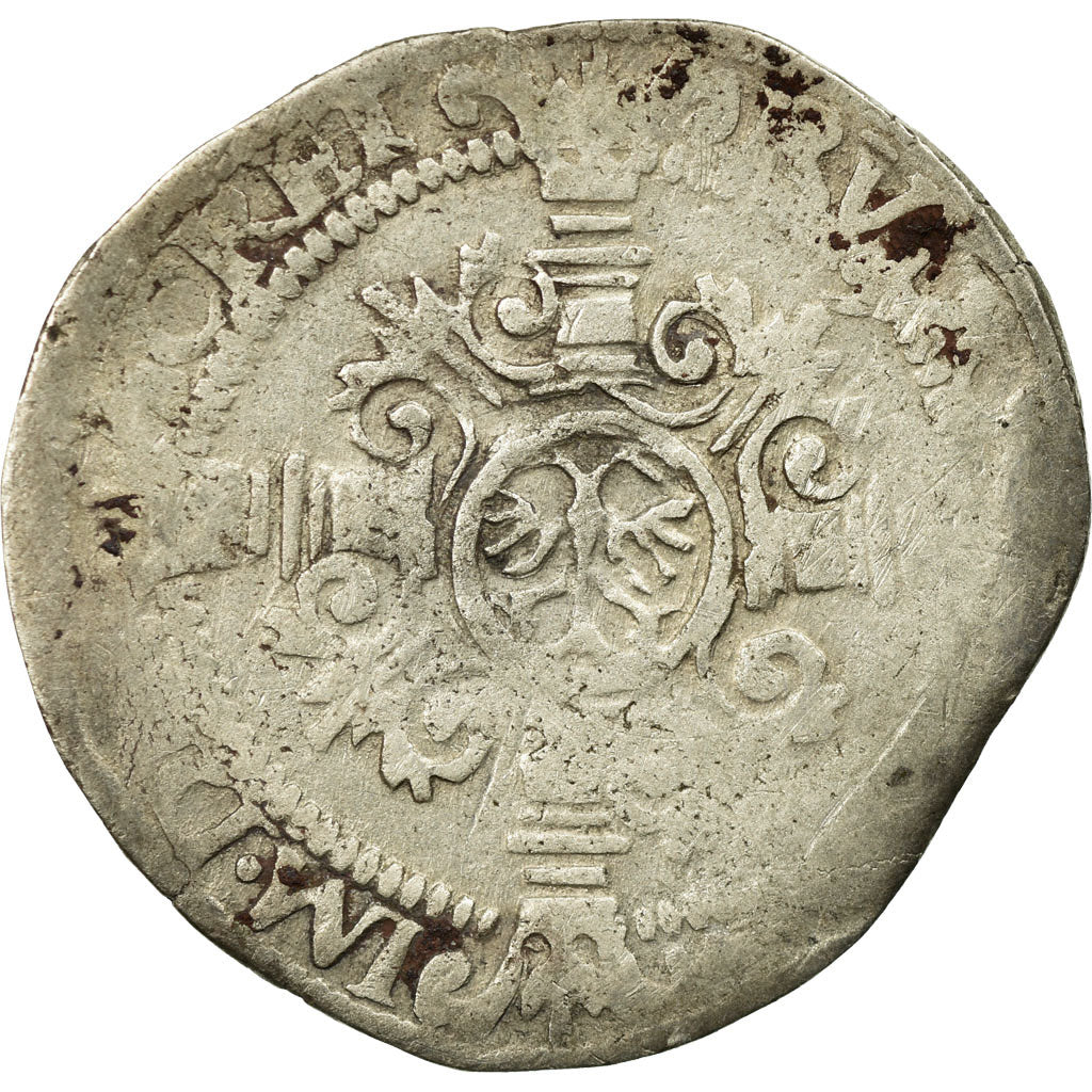 Coin, Belgium, Ernestus, 1586, Liege, F(12-15), Billon