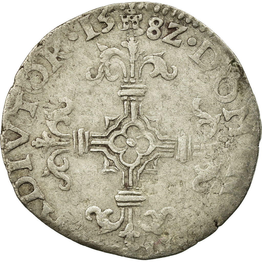 Monnaie, Belgique, 1/20 Ecu, 1582, Tournai, Rare, TTB, Argent