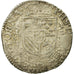 Coin, Belgium, 1/20 Ecu, 1590, Tournai, VF(30-35), Silver
