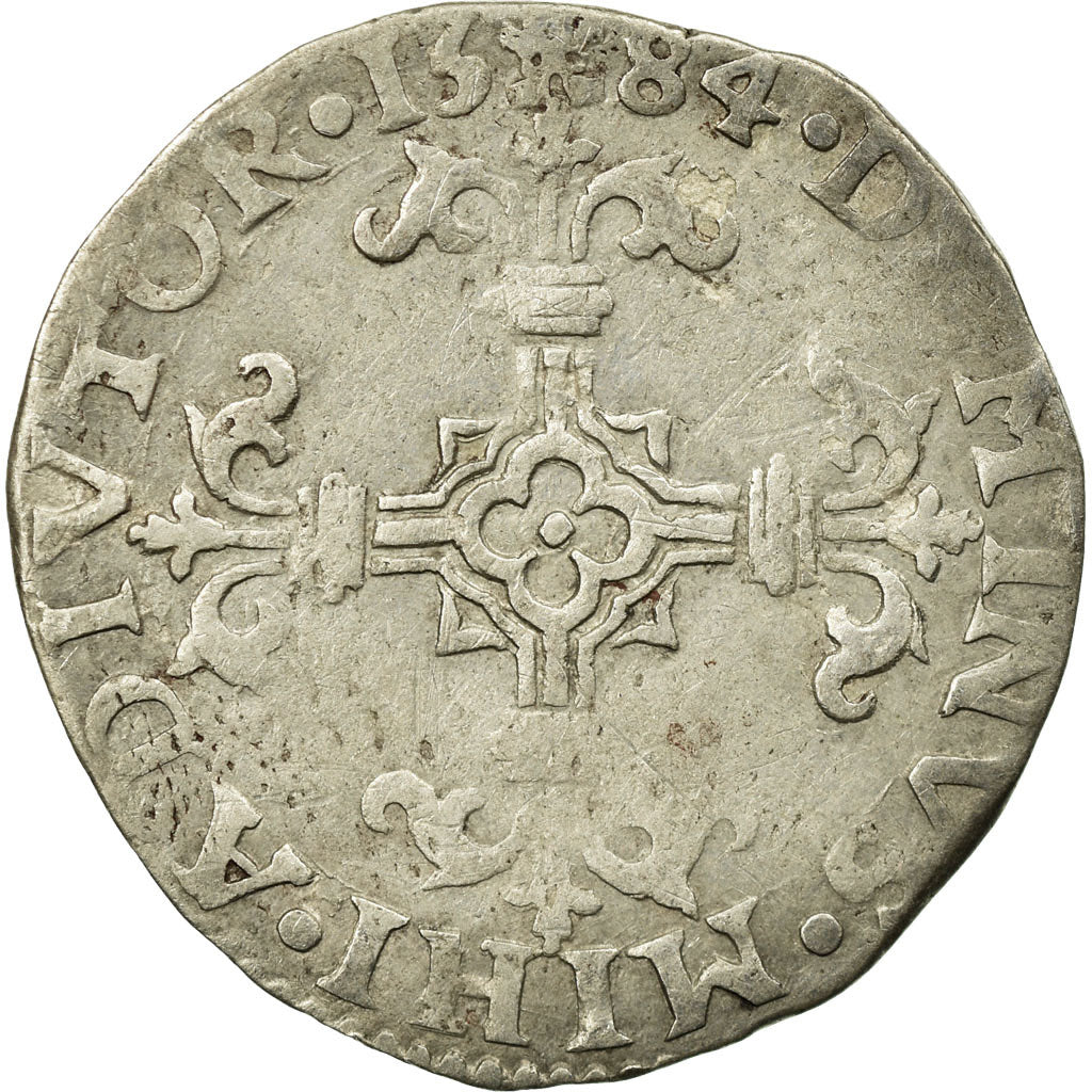 Coin, Belgium, 1/20 Ecu, 1584, Tournai, VF(30-35), Silver