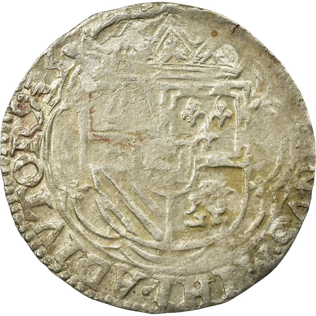 Coin, Spanish Netherlands, Philip II, Double Patard, Tournai, VF(30-35), Silver