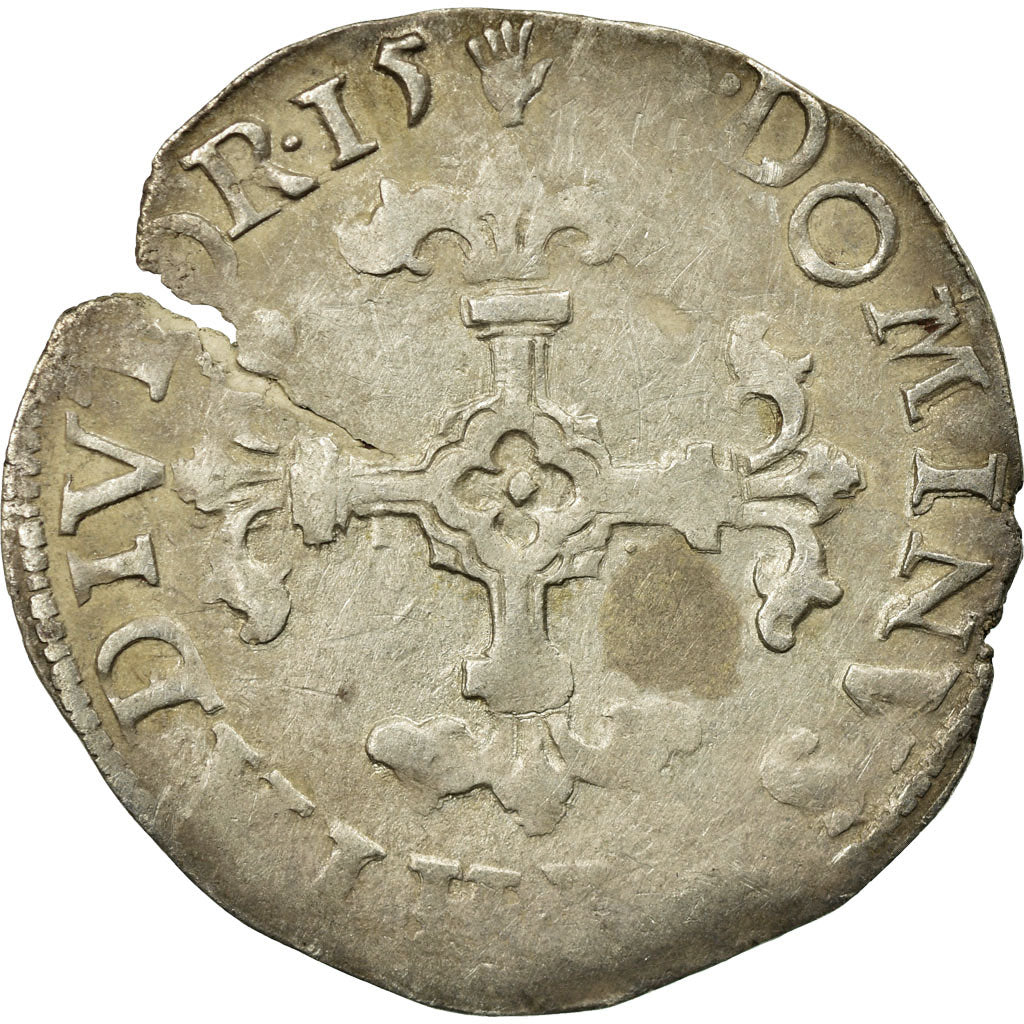 Coin, Spanish Netherlands, Philip II, 1/20 Ecu, Anvers, VF(20-25), Silver