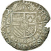 Coin, Spanish Netherlands, Philip II, 1/20 Ecu, Anvers, VF(30-35), Silver