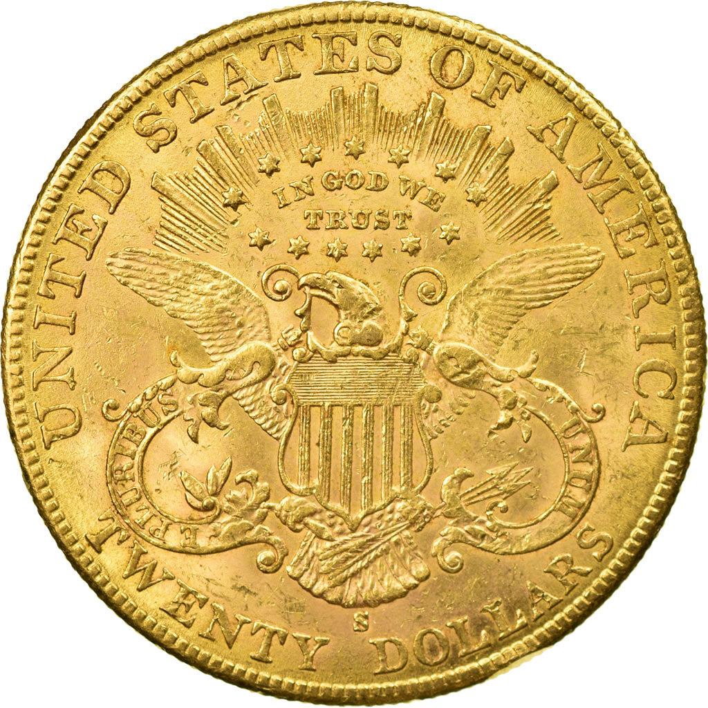 Moneta, USA, Liberty Head, $20, Double Eagle, 1907, U.S. Mint, San Francisco
