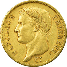 Moneda, Francia, Napoléon I, 40 Francs, 1811, Paris, BC+, Oro, KM:696.1