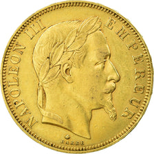 Monnaie, France, Napoleon III, Napoléon III, 50 Francs, 1862, Paris, TTB+, Or