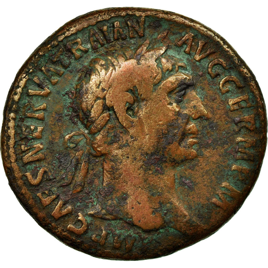 Coin, Trajan, As, Roma, F(12-15), Copper, RIC:410