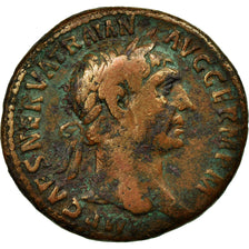 Coin, Trajan, As, Roma, F(12-15), Copper, RIC:410