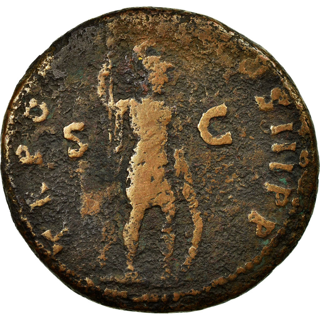 Coin, Trajan, As, Roma, F(12-15), Copper, RIC:410