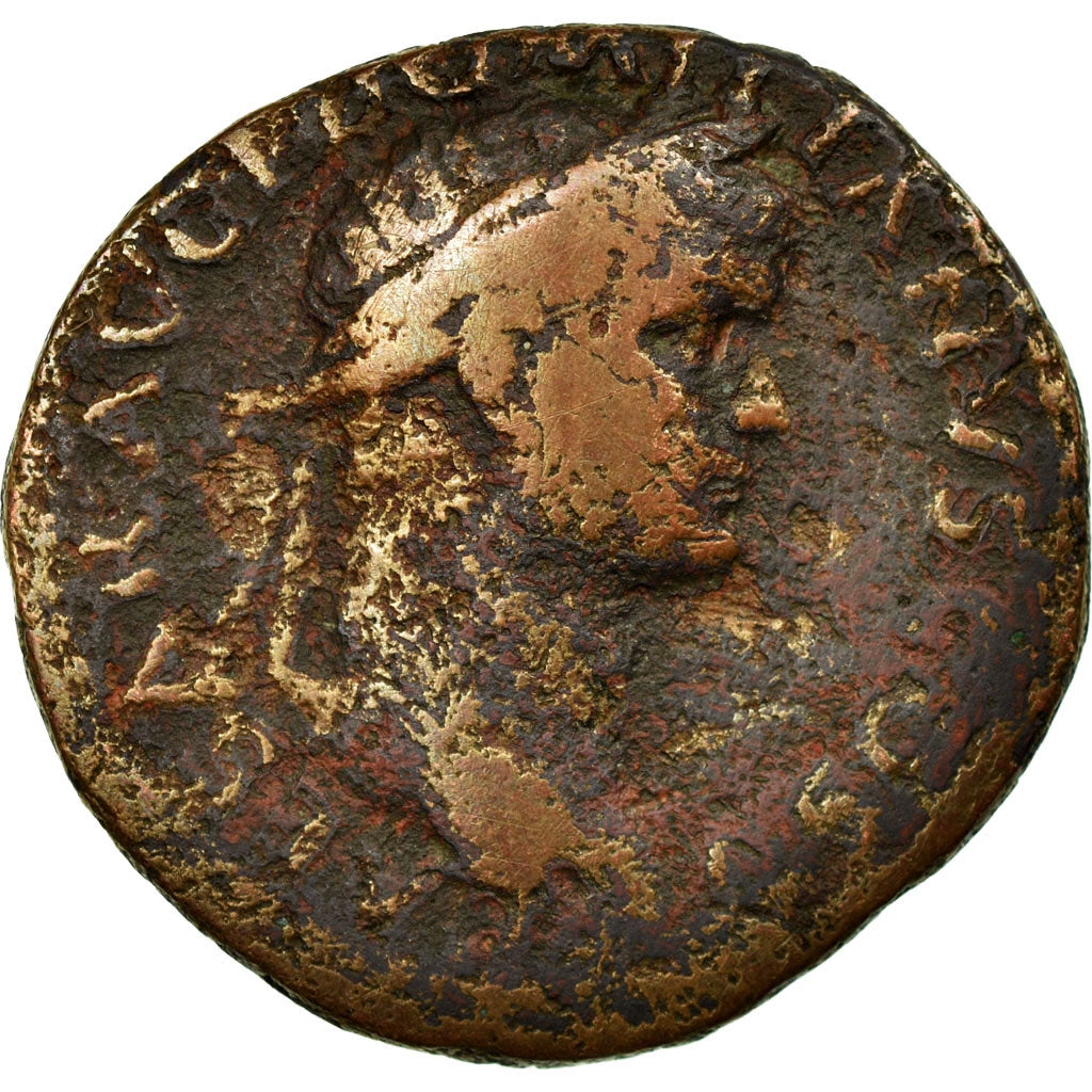Coin, Domitian, As, 77-78, Lyon - Lugdunum, F(12-15), Copper, RIC:1290
