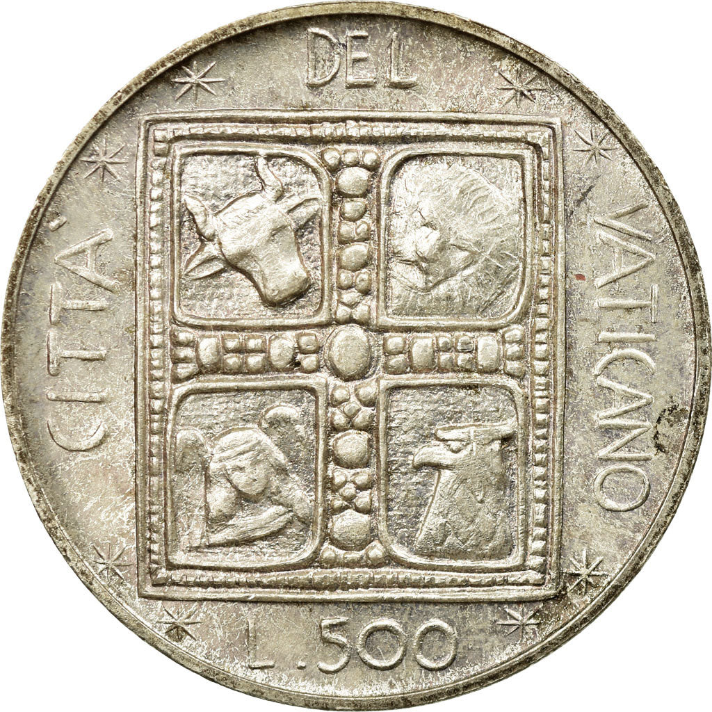 Monnaie, Cité du Vatican, Paul VI, 500 Lire, 1977, Roma, SPL, Argent, KM:132