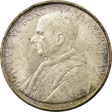 Moeda, CIDADE DO VATICANO, Paul VI, 500 Lire, 1967, Roma, MS(63), Prata, KM:99