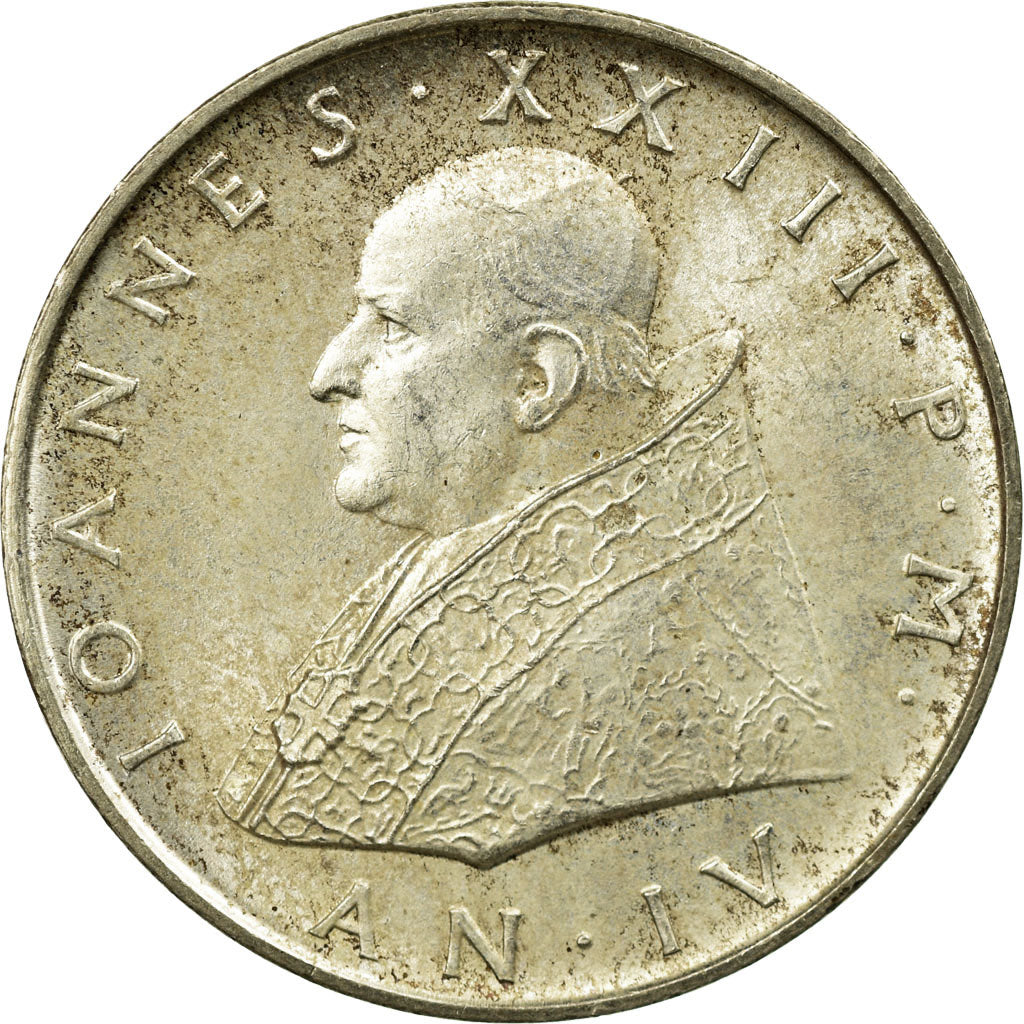 Moneta, CITTÀ DEL VATICANO, John XXIII, 500 Lire, 1962, Roma, SPL, Argento
