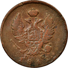 Coin, Russia, Alexander I, 2 Kopeks, 1812, Saint-Petersburg, VF(20-25), Copper