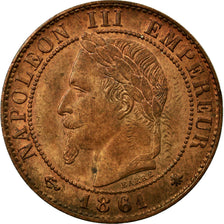 Moneta, Francia, Napoleon III, Napoléon III, Centime, 1861, Paris, SPL+