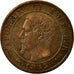 Moneta, Francja, Napoleon III, Napoléon III, Centime, 1855, Rouen, AU(55-58)
